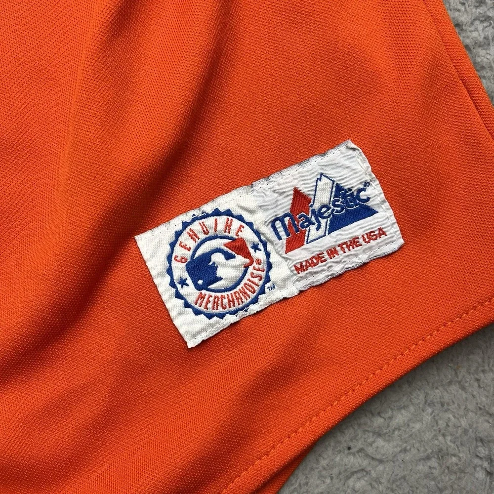 Majestic San Francisco Giants‎ Baseball Jersey Authentic Sewn Orange Mens Large